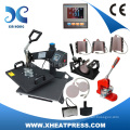 Máquina de prensa de calor HP9in1mult-purpose para la camiseta / caps / mugs / plates / medals